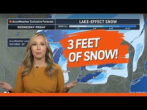 Up to 3 Feet of Lake-Effect Snow Around Thanksgiving!