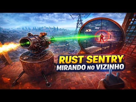 Rust - Coloquei uma Sentry Mirando no Vizinho #6