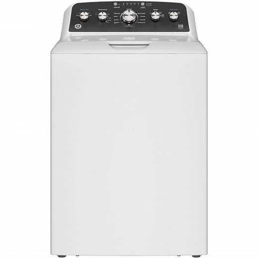 Reviews for GE 4.5 cu. ft. Top Load Washer in White with Dual Action Agitator and Cold Plus, Sanitize with Oxi | Pg 1 - The Home Depot