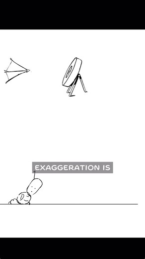 Alex Grigg on Instagram: "Exaggeration is a super interesting topic for animators, but I think it’s great tool for all creative people to understand. It can help us focus our ideas and push them to be more entertaining. Exaggeration doesn’t just have to mean “cartoony”. You can exaggerate suspense, drama, horror, silence. It can also help us step out of creative comfort zones. I’ve been thinking about exaggeration a lot lately because I’ve been making a bonus class for Animation Basecamp student