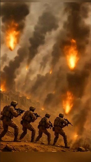 “Artillery Rain Ambush | Every Shell Explodes | #ArtilleryRain #FinalStand #Military #WarScene