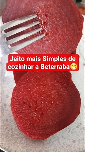 Beterraba a vapor sem perder a cor