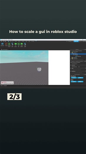 How to scale a gui in roblox studio