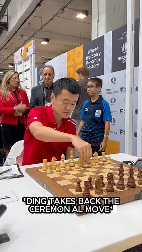 750K views · 7.4K reactions | Heartwarming moments in Round 6 of the Chess Olympiad between World Champion Ding Liren  and young prodigy Faustino Oro , with a current rating of 2434 at 11 years of age. The future of chess is looking incredibly bright! ♟️ | FIDE - International Chess Federation | Facebook