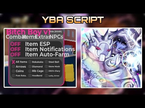 Yba Script | Auto Farm Item, Auto NPCs | Mobile