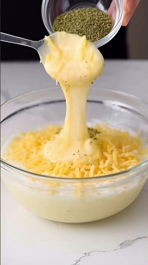 3-Ingredient Cheesy Cloud Bread 🧀☁️ | Low Carb, Keto & Gluten-Free! #yt #recipe