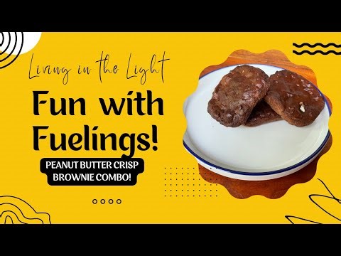 Fun with Fuelings! Peanut Butter Crisp Brownie Optavia 5&1 fueling hack transformation