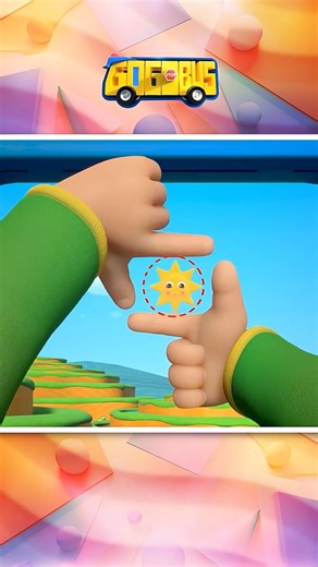 ⭕Shapes Song | This Is A CIRCLE 🚌 #shorts #kidssong #gogobus