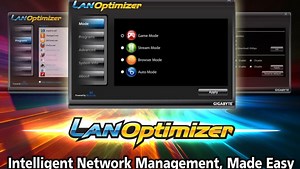 Gigabyte'dan ücretsiz ağ yönetim yazılımı; Lan Optimizer