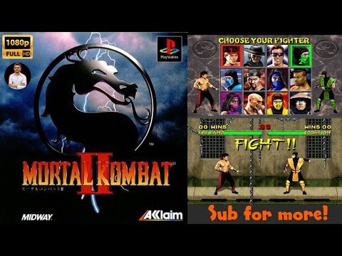 Mortal Kombat II – Multiplayer Versus Gameplay on PS1 (PlayStation 1)