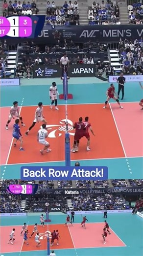 Back Attack _ Nishida Osaka Bluteon #shorts