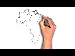 brazil map with states Drawing | Title Drawing | Title Drawing Easy ... offers simple,
