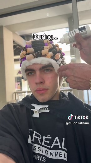 Dillon Latham perm before and after #perm | prime dillon latham