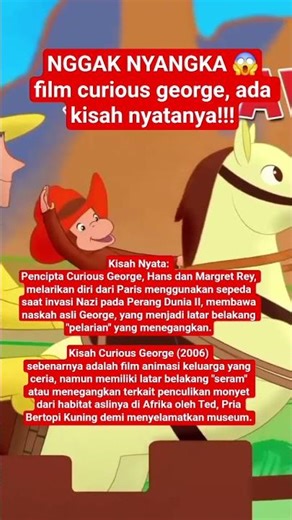 NGGAK NYANGKA 😱 #kisahlain FILM CURIOUS GEORGE ADA KISAH NYATANYA
