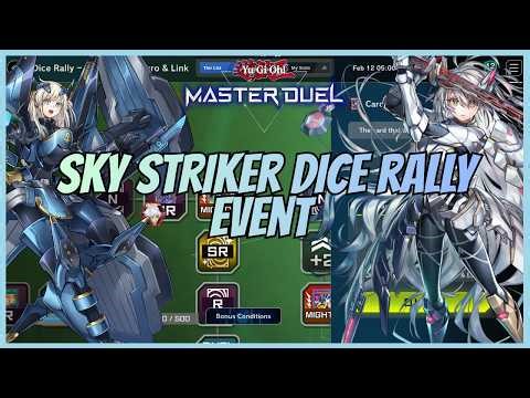 Dice Rally Event- Sky Striker Gameplay! Yu-Gi-Oh! Master Duel- 2026