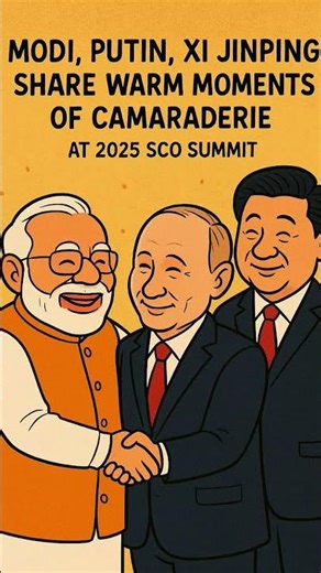 Modi–Putin–Xi Camaraderie 🤝 | Power Play of Giants 🌍