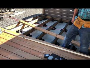 Tuff Blocks to build a deck on top of a patio