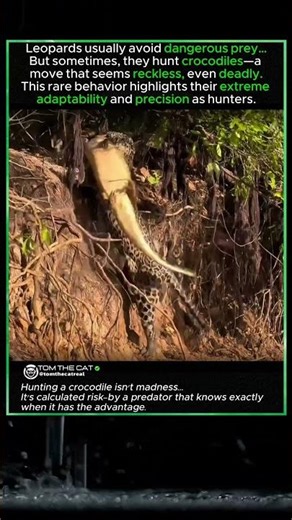 This Crazy Leopard Behavior Will Shock You! #animal #fact #omg