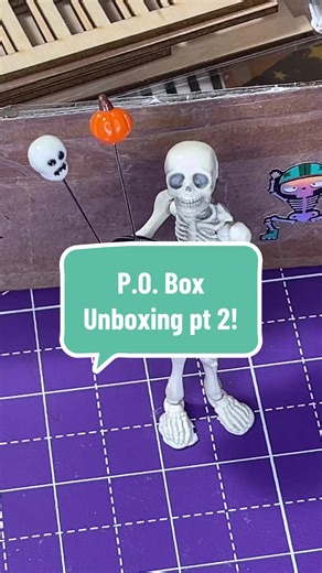 Part two of our incredible unboxing sent to us by the lovely Maran and Lesley! Thank you so much! @ohsewfoxy @Berry Birdy #miniatures #unboxings #spooky #sewistsoftiktok