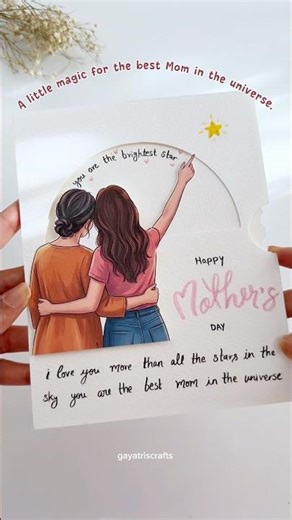 What's one word to describe your Mom? #crafts #mothersday2026 #mothersday #cardformom #mother