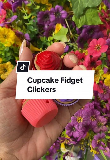 Increíbles Clickers de Cupcake Impresos en 3D