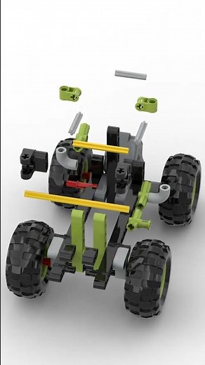 Lego 42118 Monster Jam Grave Digger #shorts #lego #funny #viral #share #trending #like #satisfying