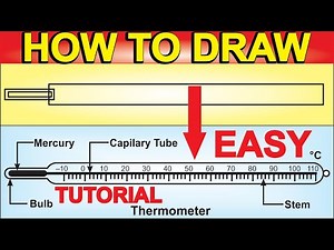 How to Draw a Neat Diagram of a Laboratory Thermometer. A Step-by-Step Tutorial. By Seekh Raha Hoon