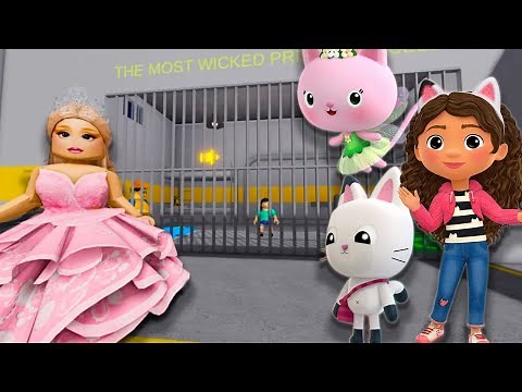 Gabby's Dollhouse ESCAPE GLINDA'S PRISON RUN in Roblox!