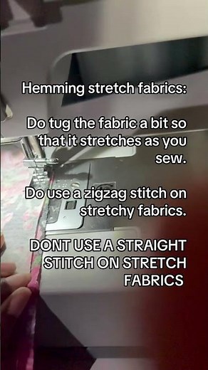 Tips for working with stretch fabrics