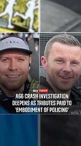 A66 crash investigation deepens as tributes paid to 'embodiment of policing'