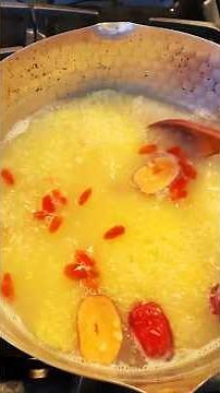 Millet Congee recipe, “simple like that” #congee