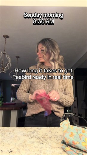 Peabird's Playful Morning Routine Without a Dipey