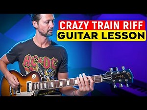 Crazy Train Riff Guitar Lesson