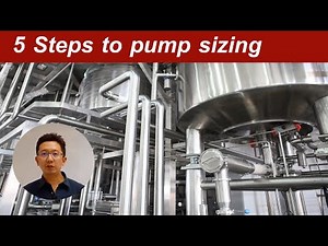 5 steps to calculate pump sizing