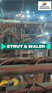 What is Waler Beam | What is Strut | Temporary support System |