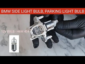 BMW 3 Series E90 Parking Light, Side Light Bulb Replacement Job. How to Change BMW Side Light Bulb