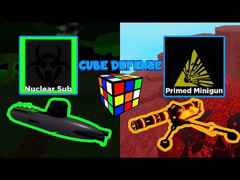 Cube Defense Nuclear Sub And Primed Minigun Review + New Secret Skin Shop Location