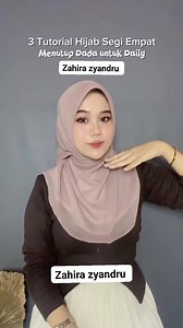 Tutorial Hijab segi 3 #Tutorialhijab #Hijabkekinian #Stylehijab #Reels #Hijaber | Zahira zyandru