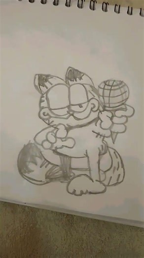 gorefield en curious cat V2 #fnf #dibujo