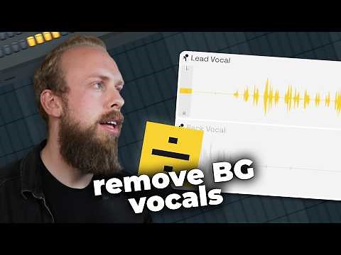 How To EXTRACT Vocals (Remove Lead And BG Vocals)