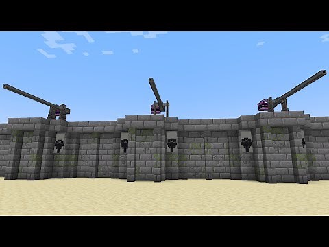 Create big cannons + CC tweaked auto locking V5