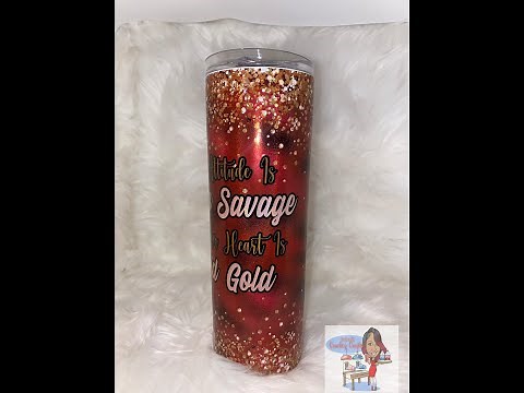 How to create a sublimation template for a tapered tumbler