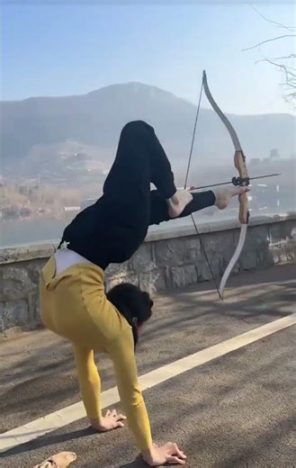 Crazy Accuracy: Hitting the Target with Feet (Archery Style)