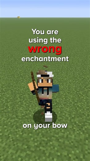 You Are Using The Bow WRONG 😭 #minecraft #shorts
