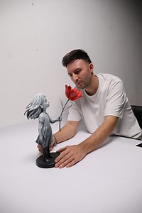 This new project will extrapolate these beautiful sculptures from my iconic paintings. This is RAIN. Created from "Falling Rain ", I hope you enjoy it all! Let me know what you think. #art #sculpture | Crisco Art