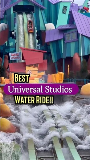 Best! Universal Water Ride! Rip Saw Falls Log Flume! Orlando Universal Studios! #universalparks