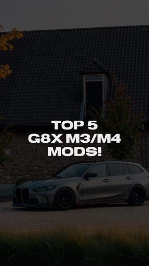 Top 5 modifications for the G8X M3/M4 1. Eventuri intake kit. Is your stock engine bay not worth talking about? Spice up the looks and performance of your G8X with a carbon fiber intake system courtesy of @eventuri_. Giving both the power and the looks a boost this system can add up to 13-18 bhp over stock with 12-16ftlbs of torque. 2. Evolve stage 2 pack. S58s are fantastic engines out of the box but a little bit of help from our stage two pack will really wake them up. Using a catless downpipe