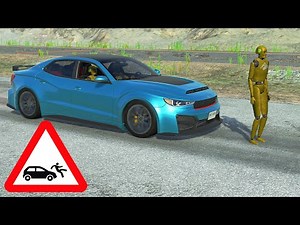 BeamNG Drive - Cars vs CrashTest Dummy