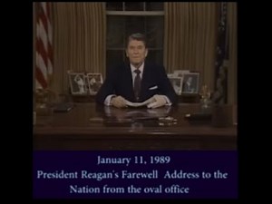 President Reagan's Farewell Speech 1989