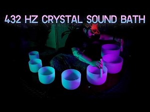 432 Hz Crystal Bowl Sound Bath | Three Hours of Calming Meditative Tones | Unlimited Singing Bowls